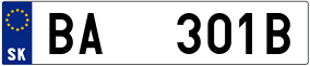 Truck License Plate